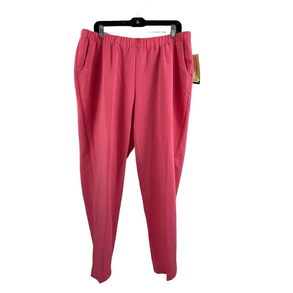 Allison Daley Women’s Soft Pink Carnation Cosmo Dress Pants